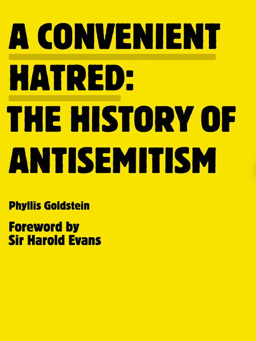 Title details for A Convenient Hatred by Phyllis Goldstein - Available